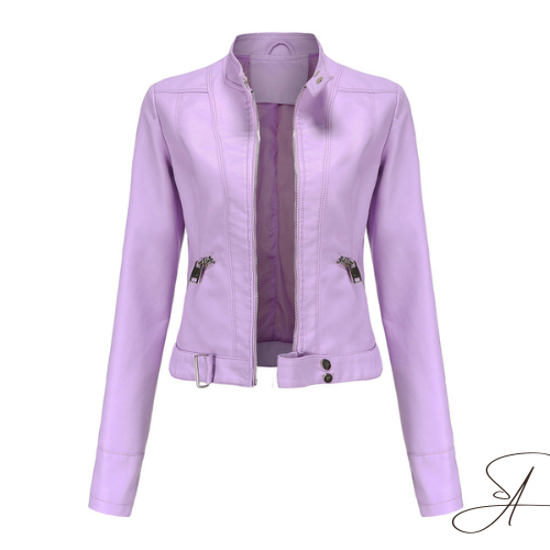 Valenzora | Elegant leather jacket