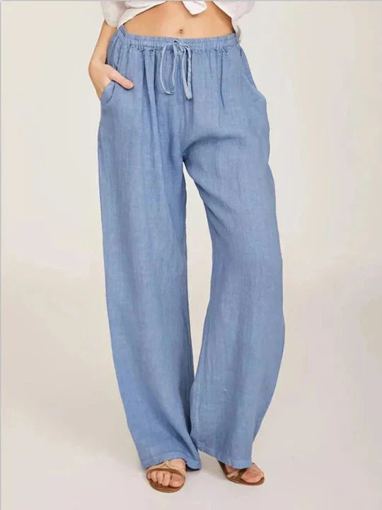 Valenzora | Baumwolle Leinen Hose
