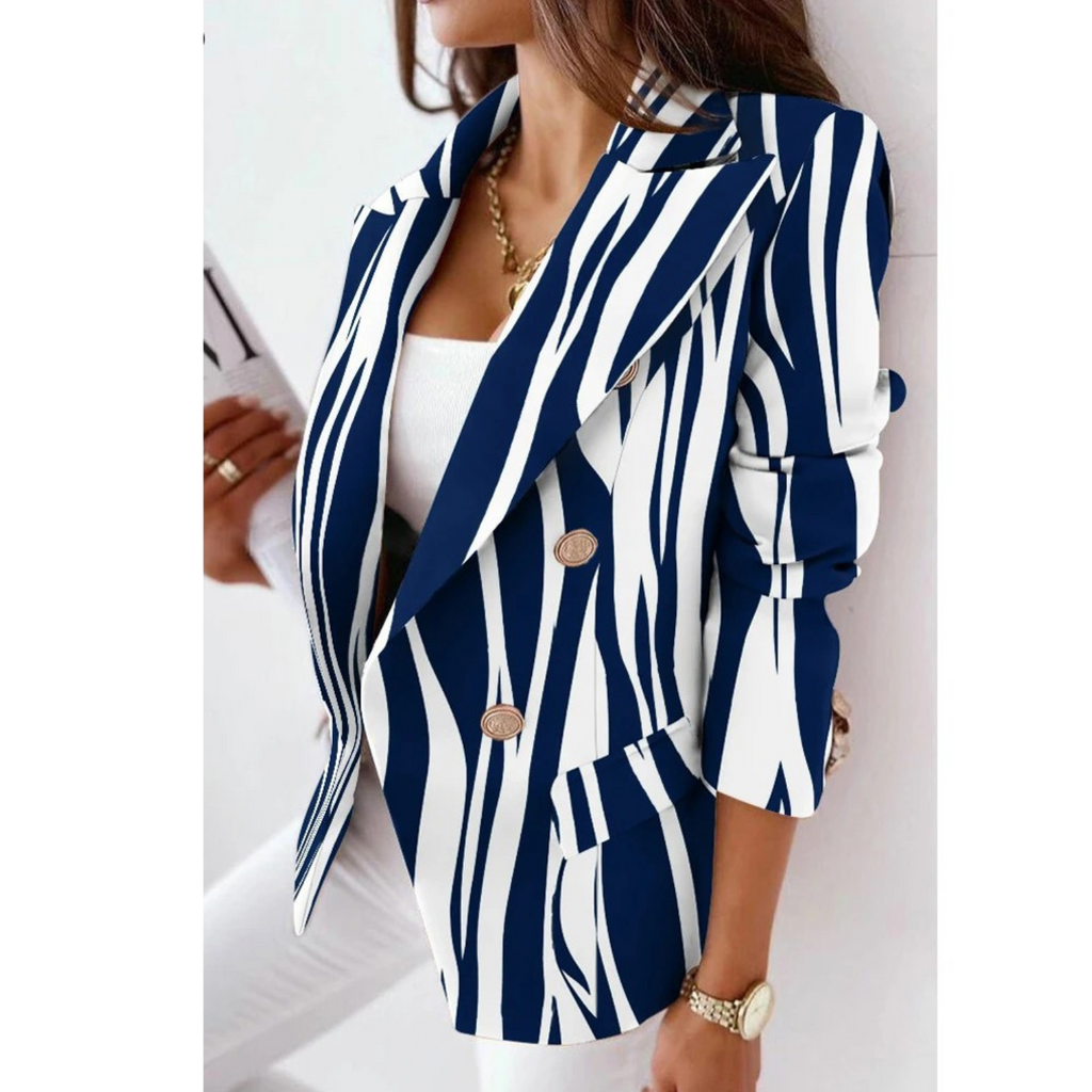 Valenzora – Women's blazer with reversible collar