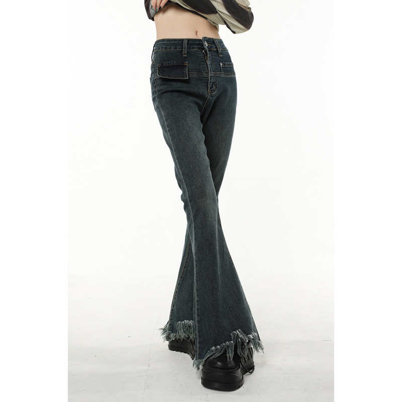 Valenzora | Black vintage jeans for women