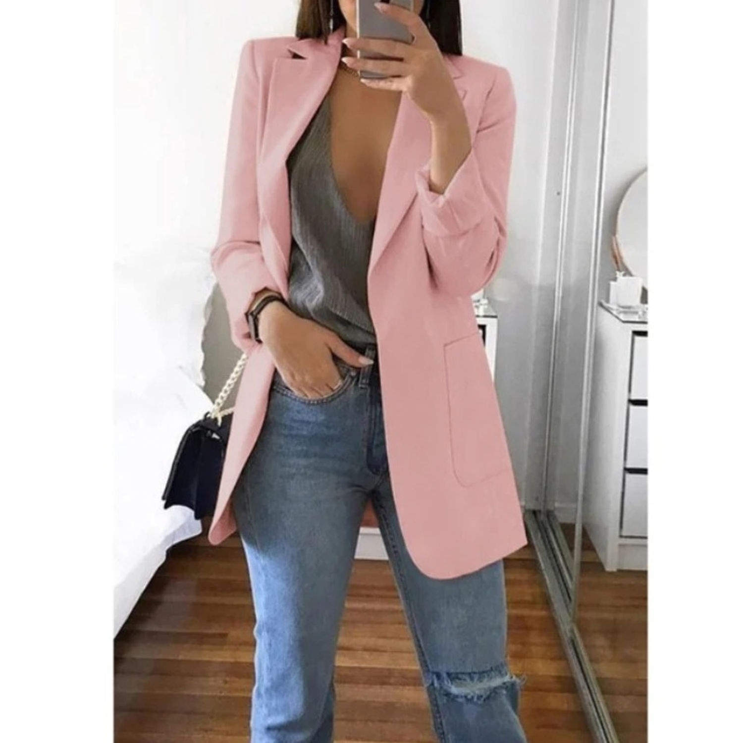 Valenzora | Long Blazer Women's Blazer
