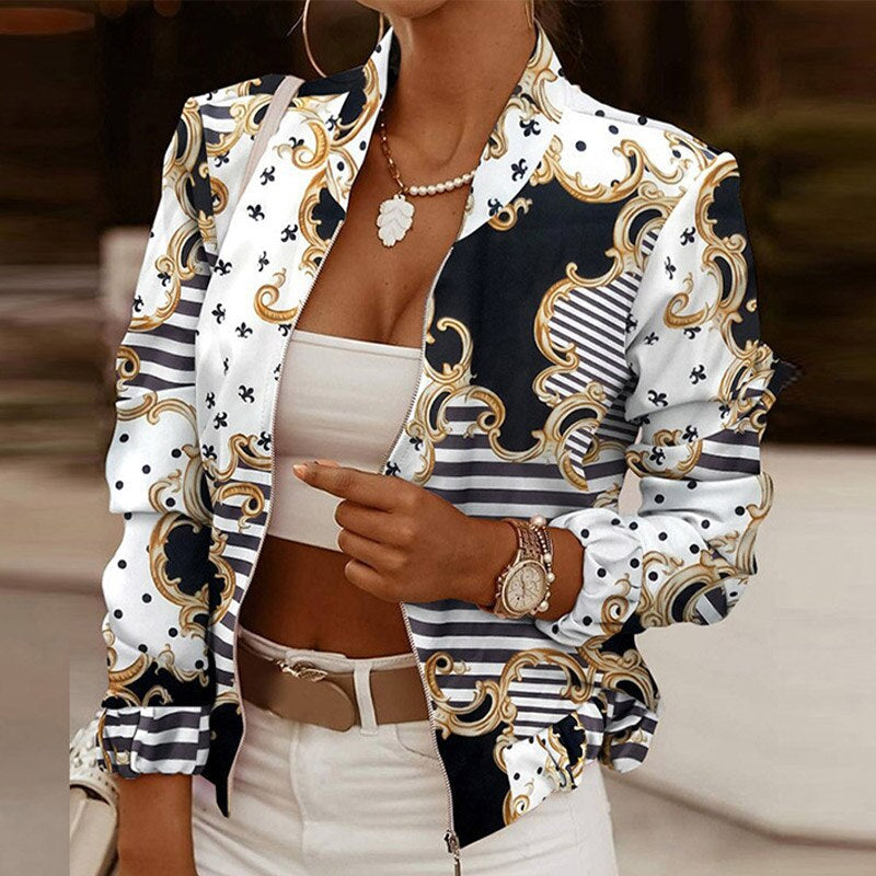 Valenzora Jacket | Vintage elegant mid-length jacket for women