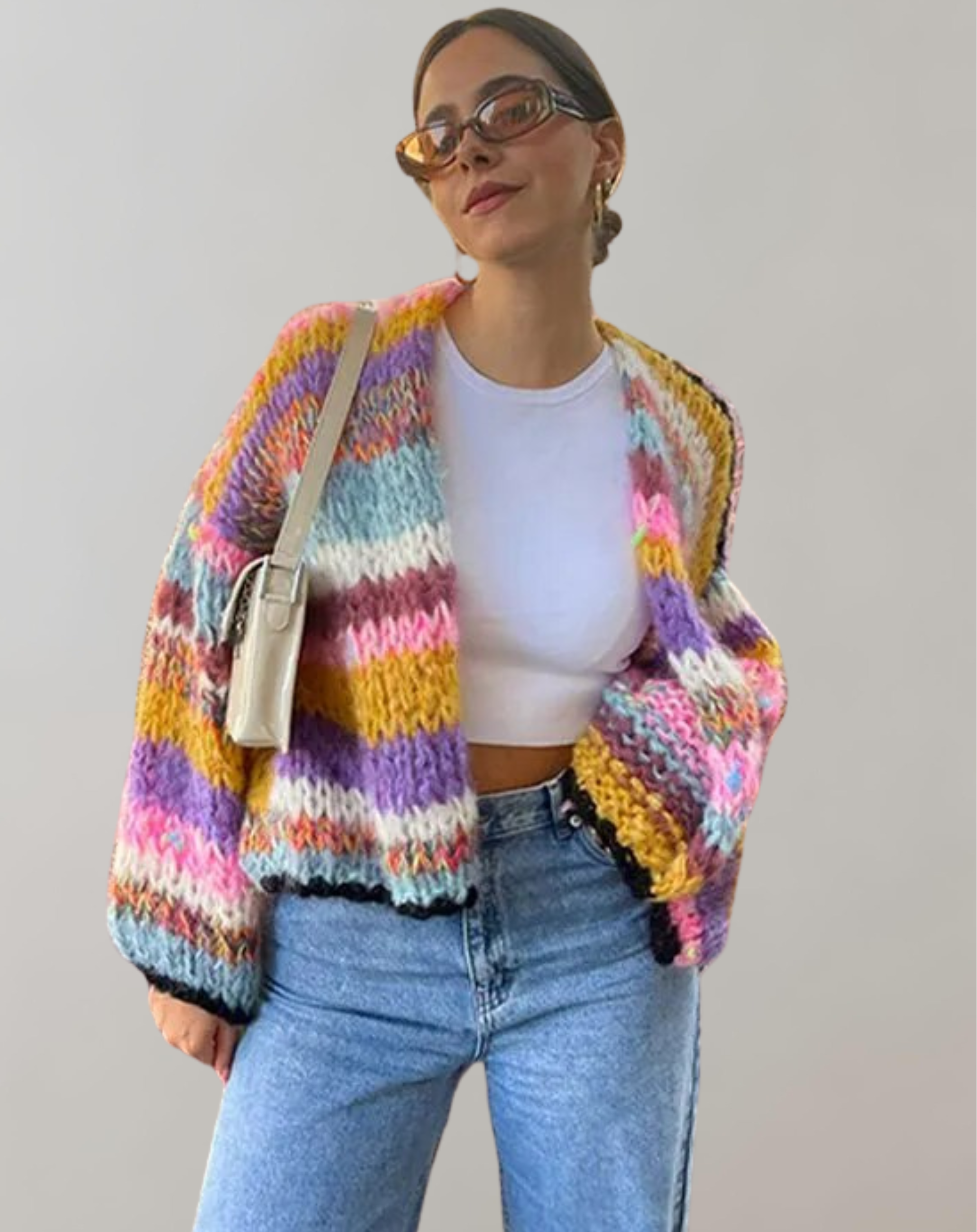 Valenzora | Oversized and Colorful Cardigan