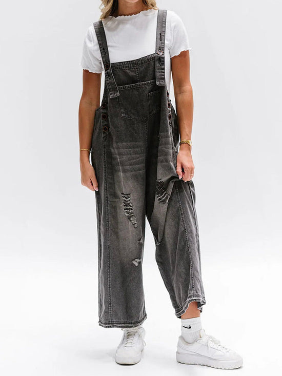 Valenzora | Damen-Denim-Overall Locker & Stylisch