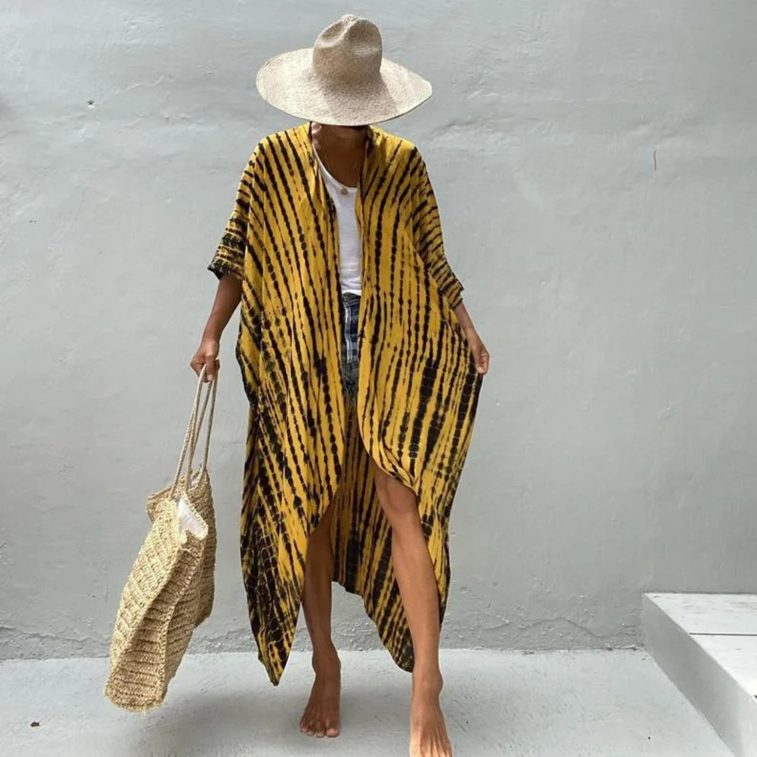 Valenzora | Summer Print Kimono for Women