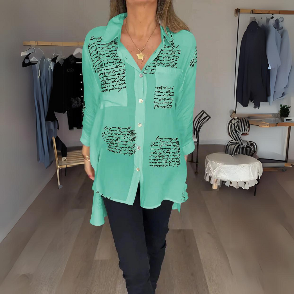 with letter print for women