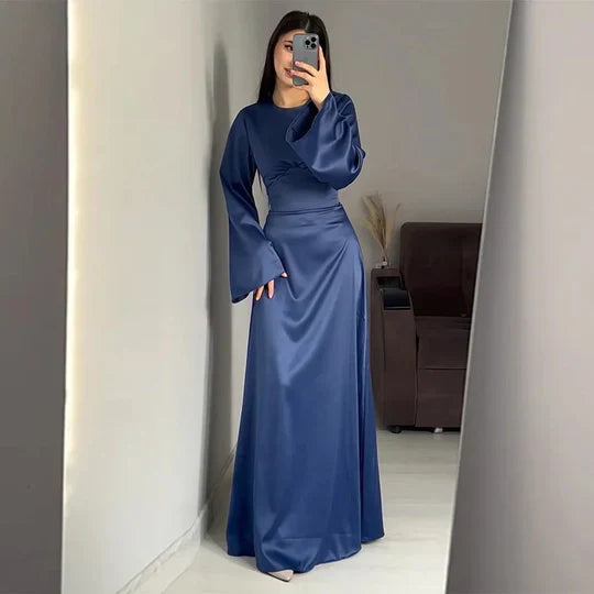 Valenzora | Lange Satinkleider für Damen Stil