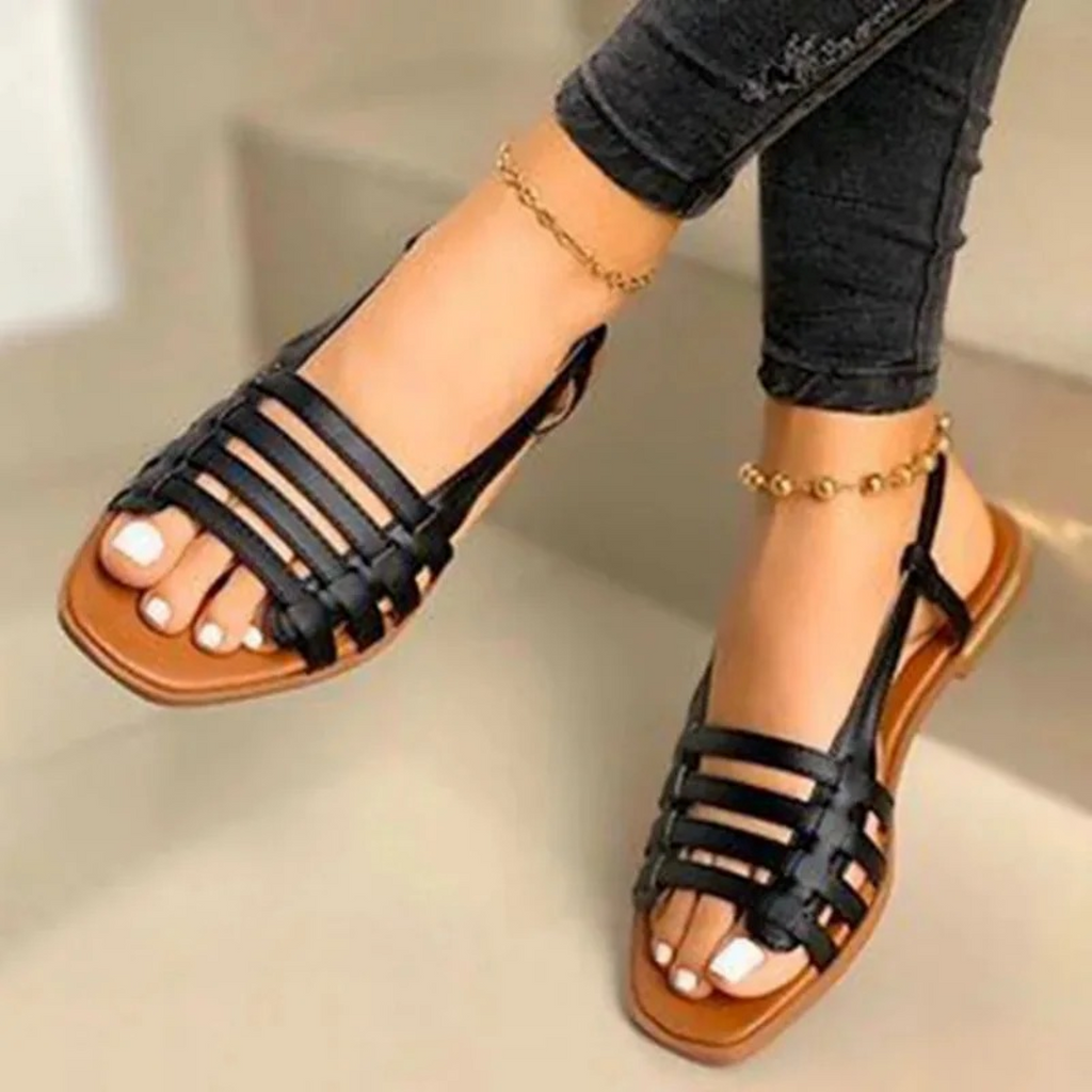 Valenzora | Flache Sandalen
