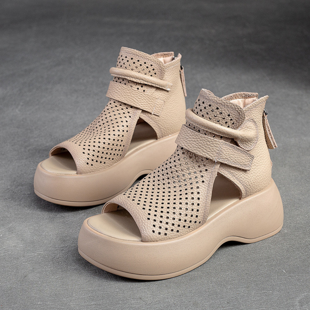 Valenzora | Ledersandalen für orthopädische Bedürfnisse