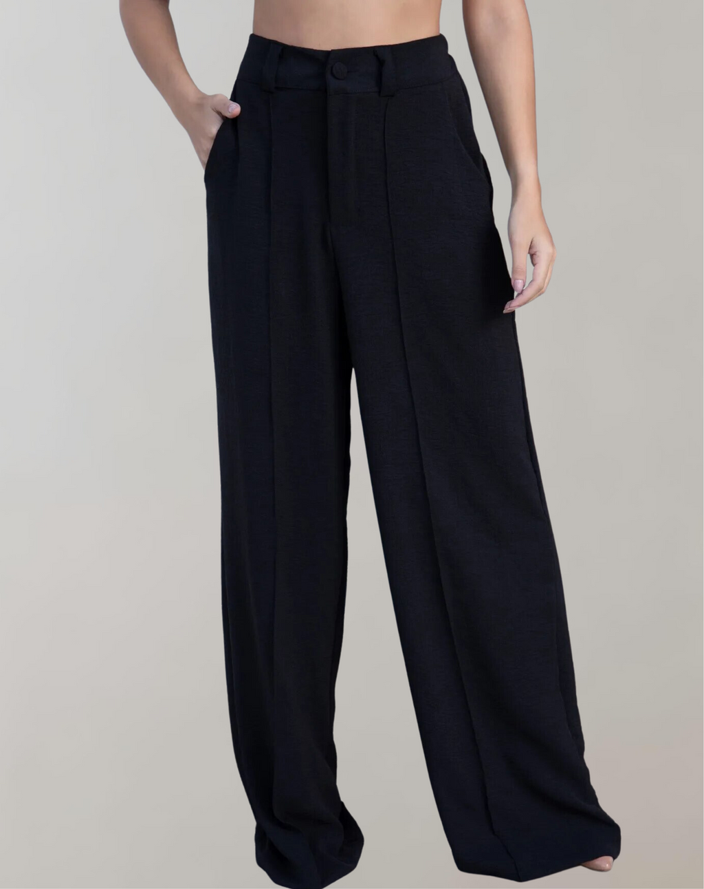 Valenzora - Lange Hose mit breitem Bund