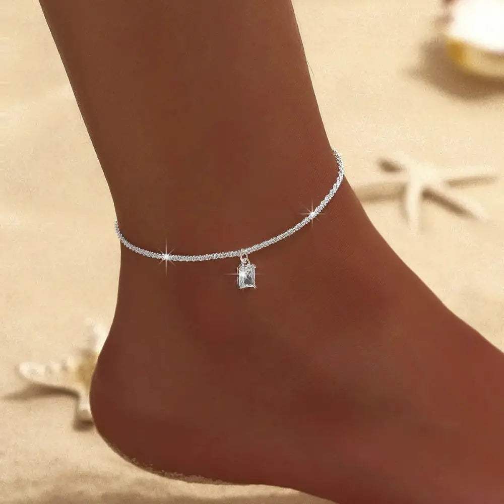 Valenzora | Gold/silver anklet for women