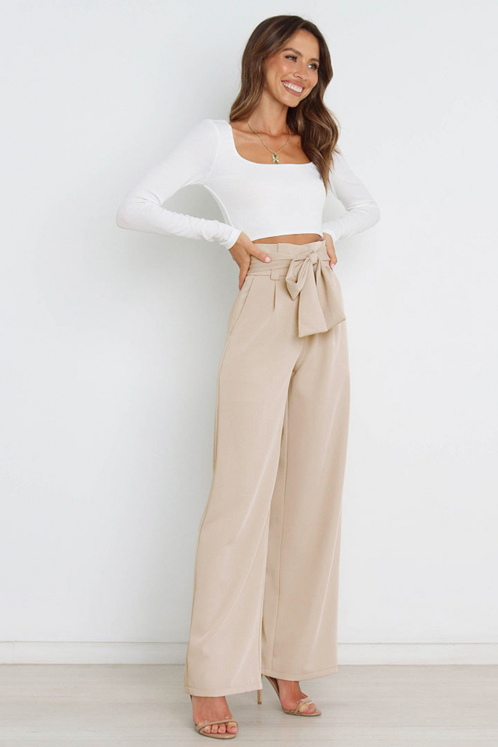 Valenzora | Long Linen Trousers for Women