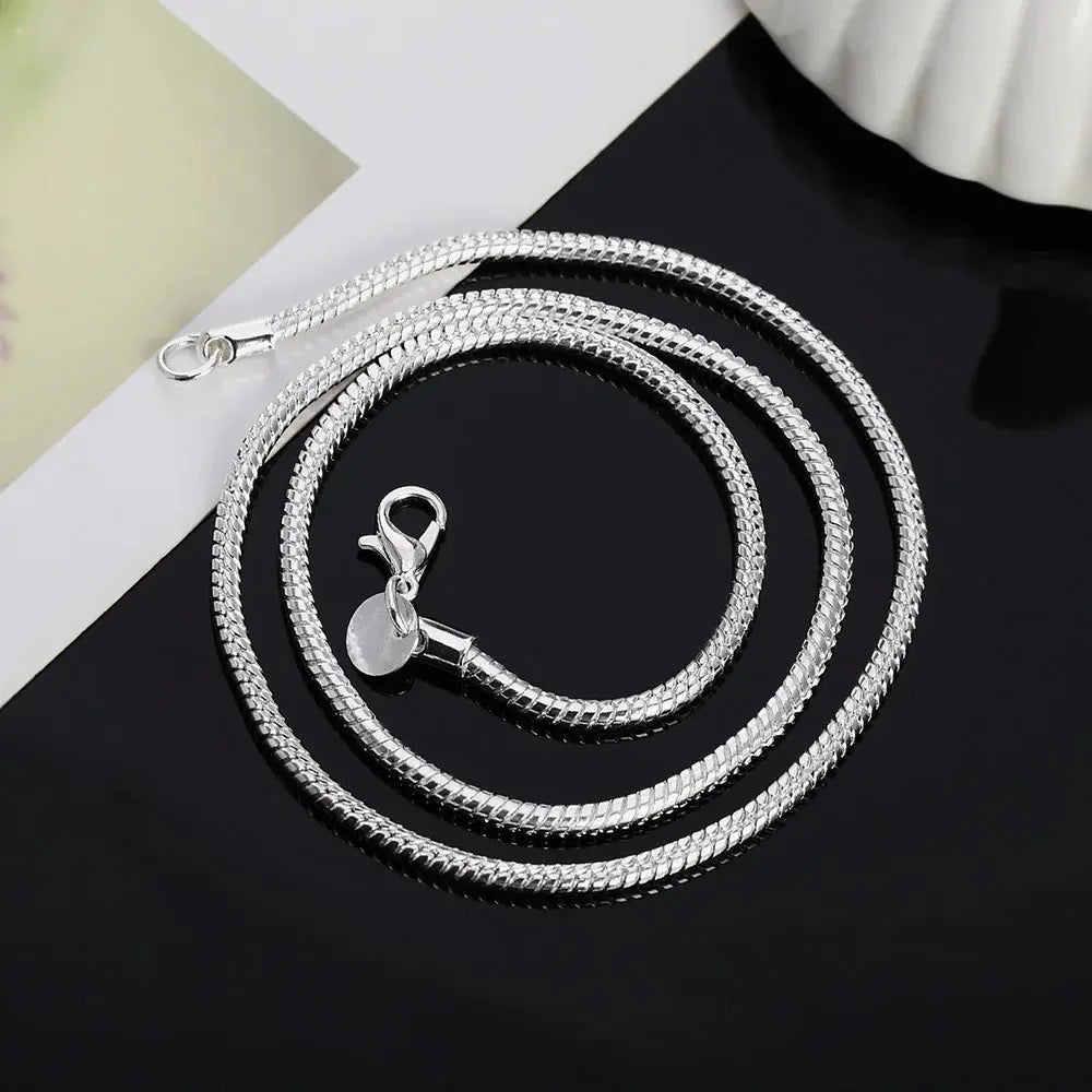 Valenzora | 925 3mm Sterling Silver Snake Chain