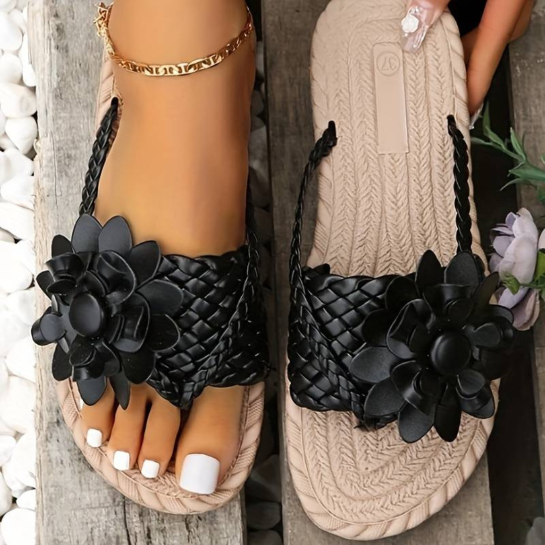 Flip-flops | Women's sandals with an open toe and elegant braided straps