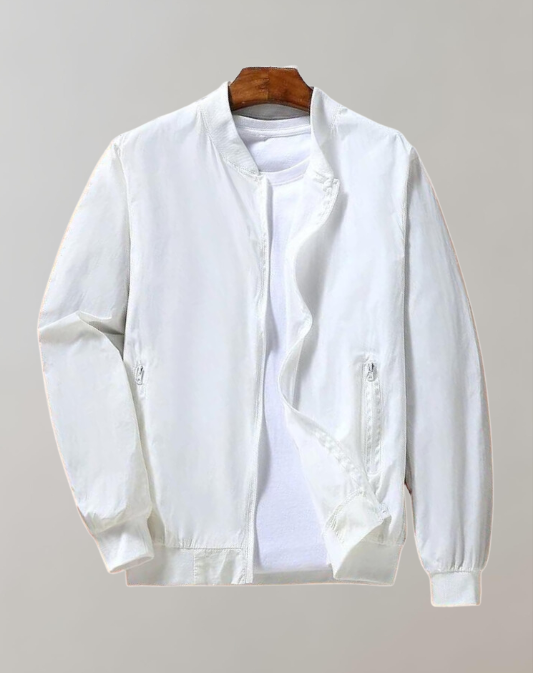 Valenzora | Sporty bomber jacket with stand-up collar