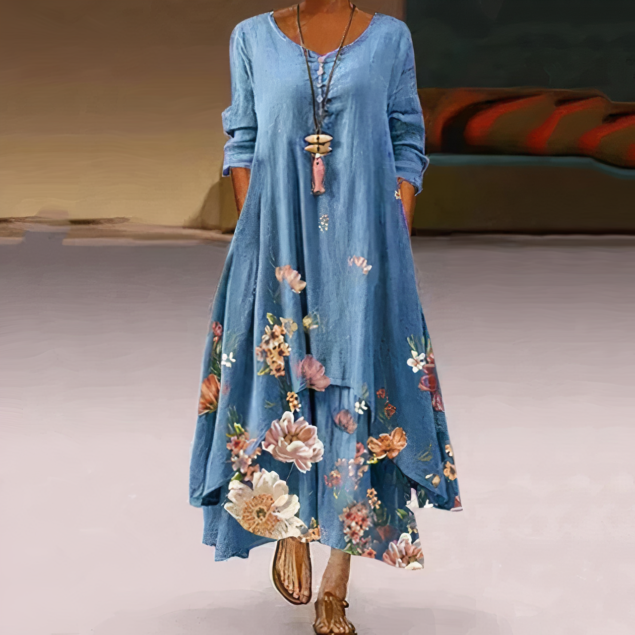 Valenzora | Elegant fashion cotton dress