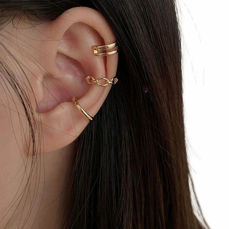 Valenzora | 3-piece Oorcuff Earrings