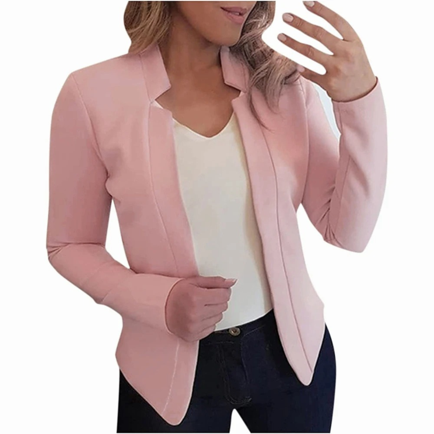 Valenzora – Kleiner Damenblazer, schlichter Cardigan
