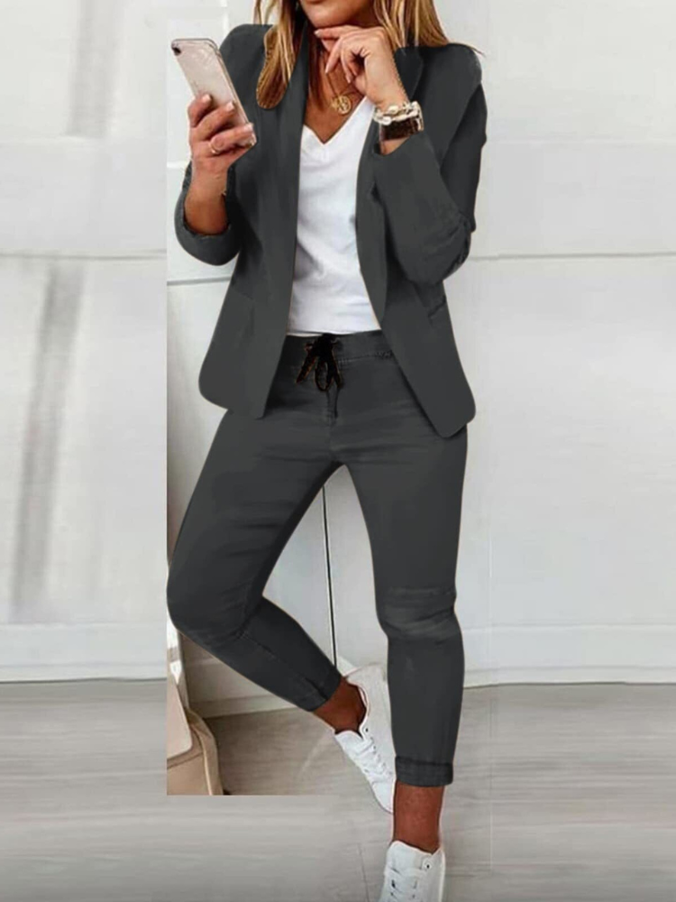 Valenzora | Elegant blazer set (BLAZER + PANTS)