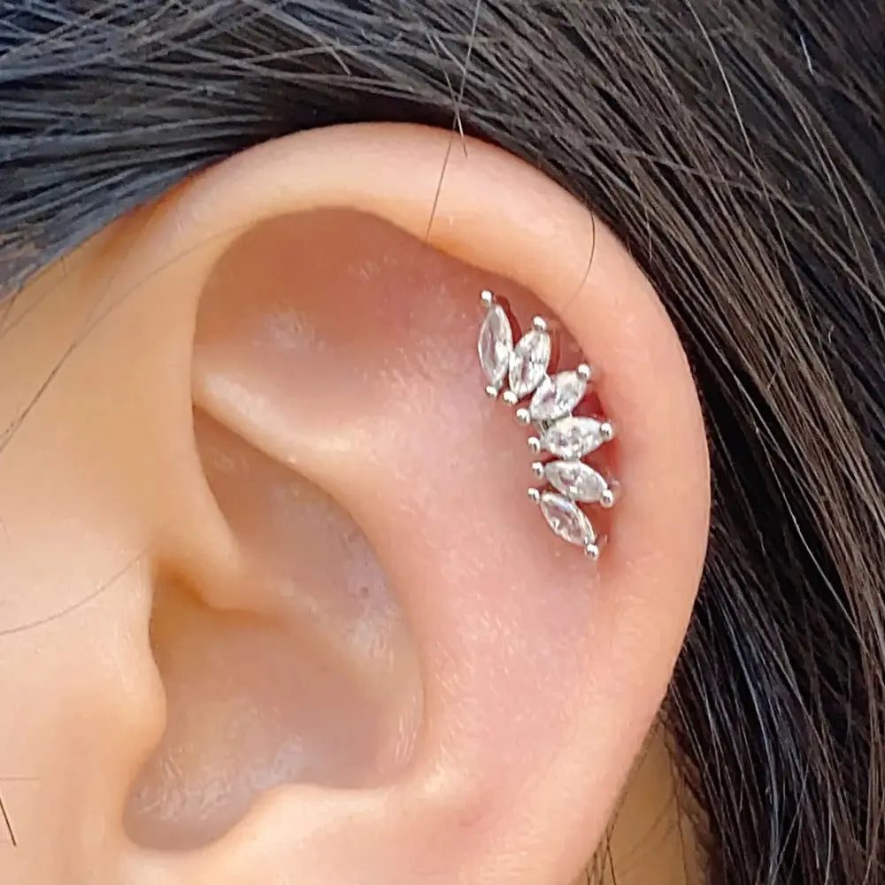 Valenzora | Tragus Helix 925 Silver Earrings for Women