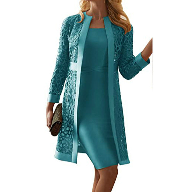 Valenzora | Delicate look - Two-piece lace dress