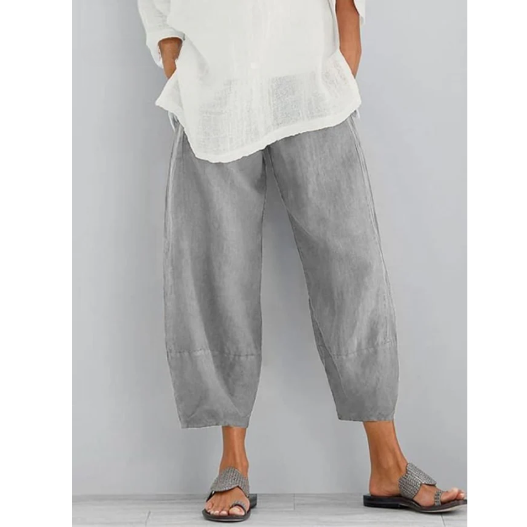 Valenzora | Linen leisure trousers