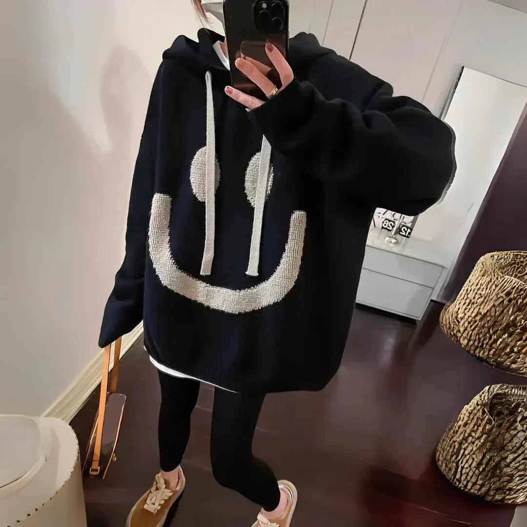 Valenzora | Long Smiley Sweater for Women