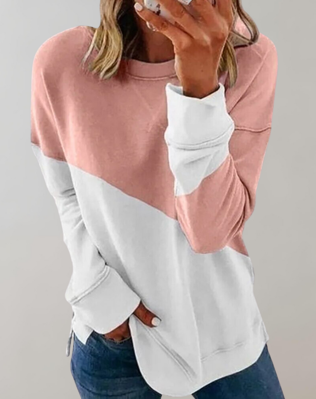 Valenzora - O-Neck-Sweatshirt für Damen