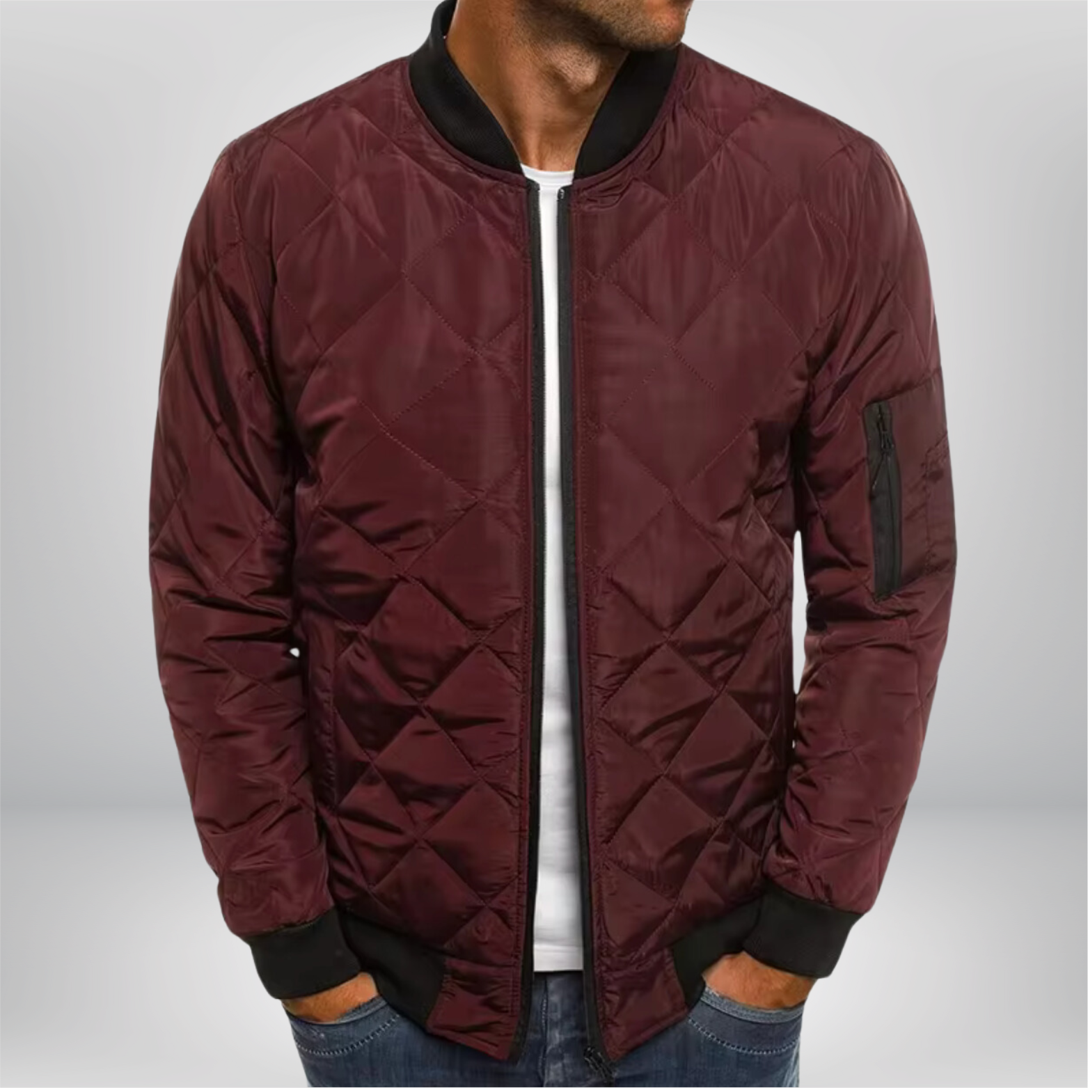 Valenzora | Padded bomber jacket
