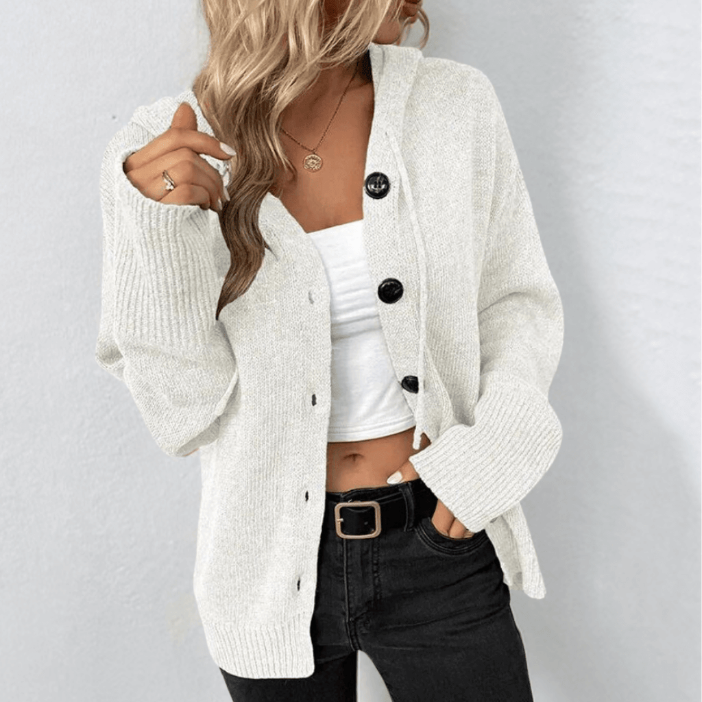 Valenzora | Leichte Strickjacke für Damen mit Knöpfen
