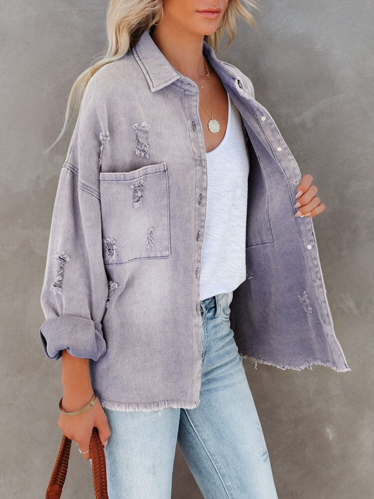 Valenzora | Trendy denim jacket for women - stylish and versatile