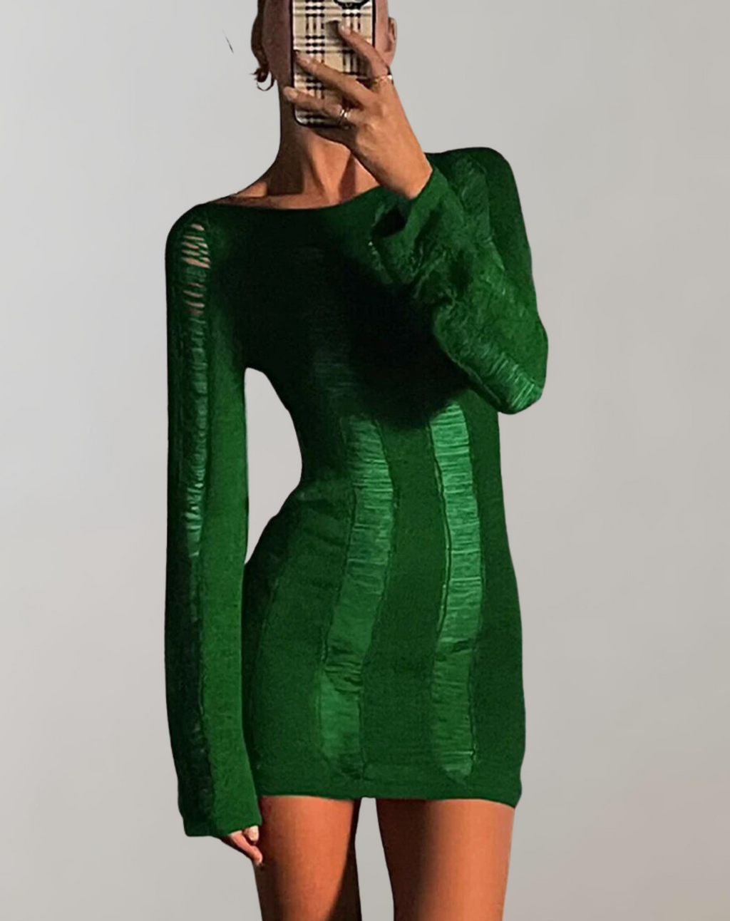 Valenzora – Langärmeliges Minikleid