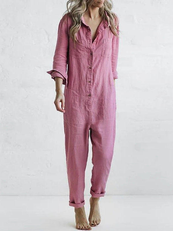 Valenzora | Bequemer Overall mit Taillengürtel