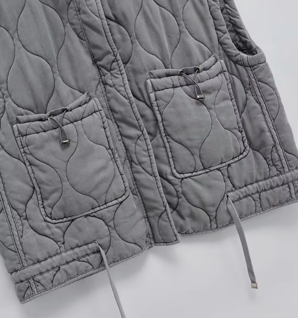 Valenzora | Padded sleeveless cotton vest for women