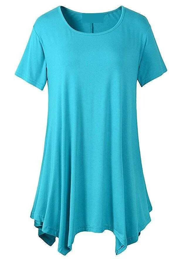 Valenzora | Summery loose fit T-shirt with short sleeves