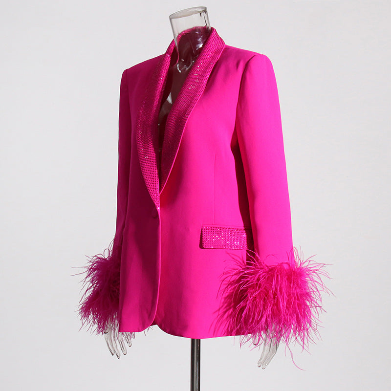 Valenzora women's suit made of fine polyester