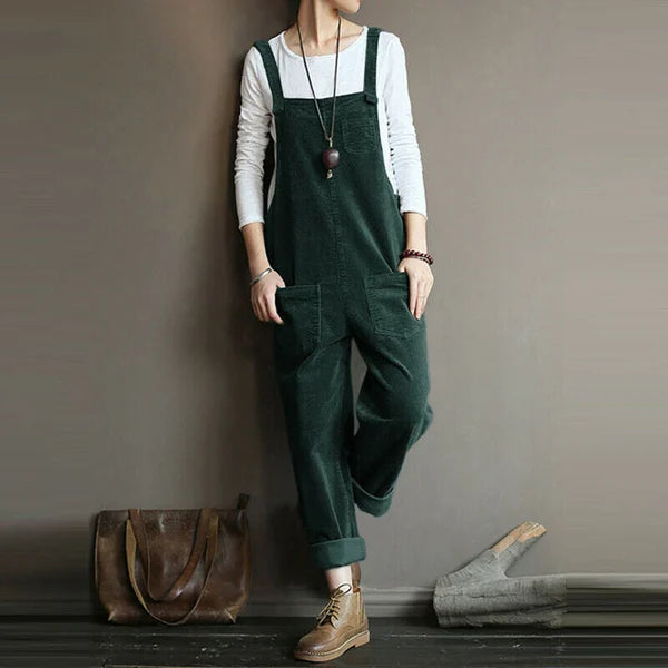Valenzora - Casual corduroy jumpsuit