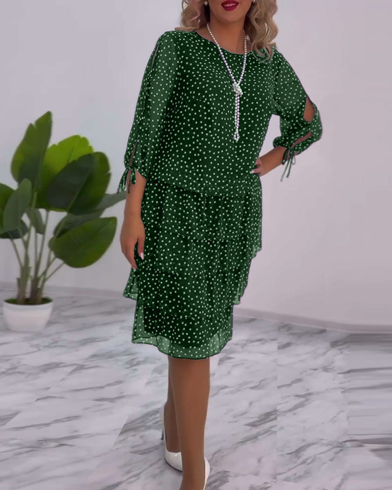 Valenzora | Stylish autumn dress with elegance