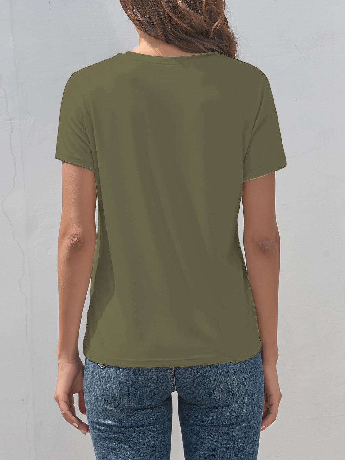 Valenzora | Smile Crew Neck Kurzarm-T-Shirt