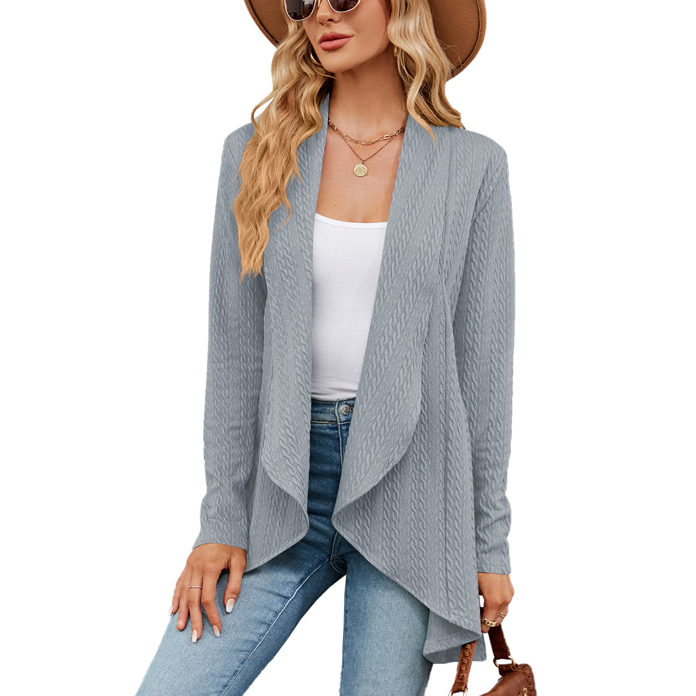 Scarlett™ - Damen Langarmjacke in Unifarbe