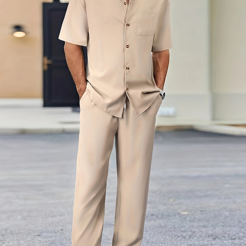 Valenzora | Summer outfit set in a single color
