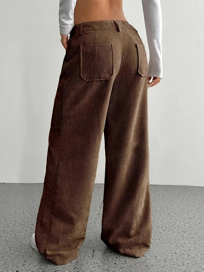 Valenzora | Weite Cordhose für Damen
