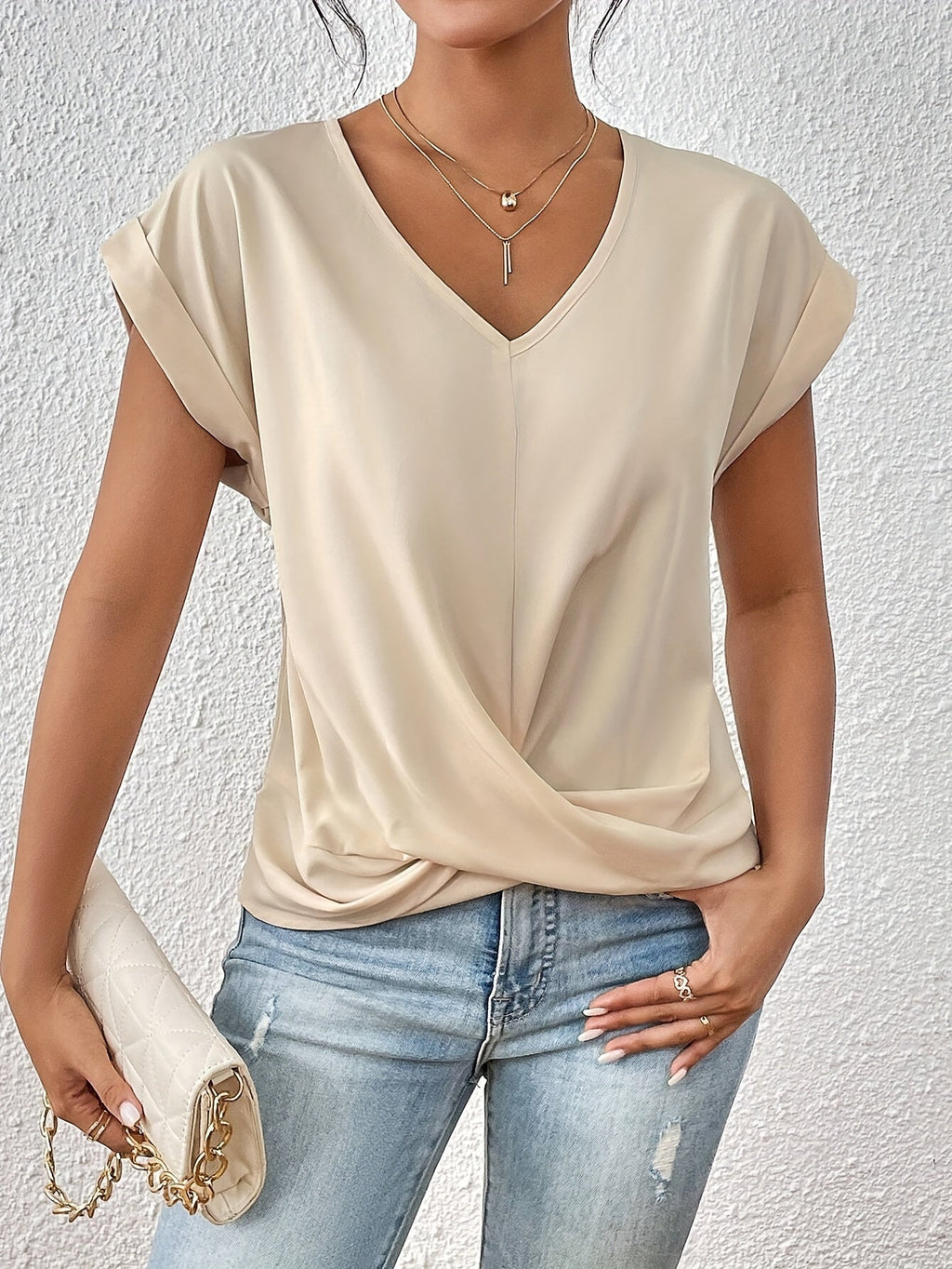 Valenzora | Casual V-neck T-shirt