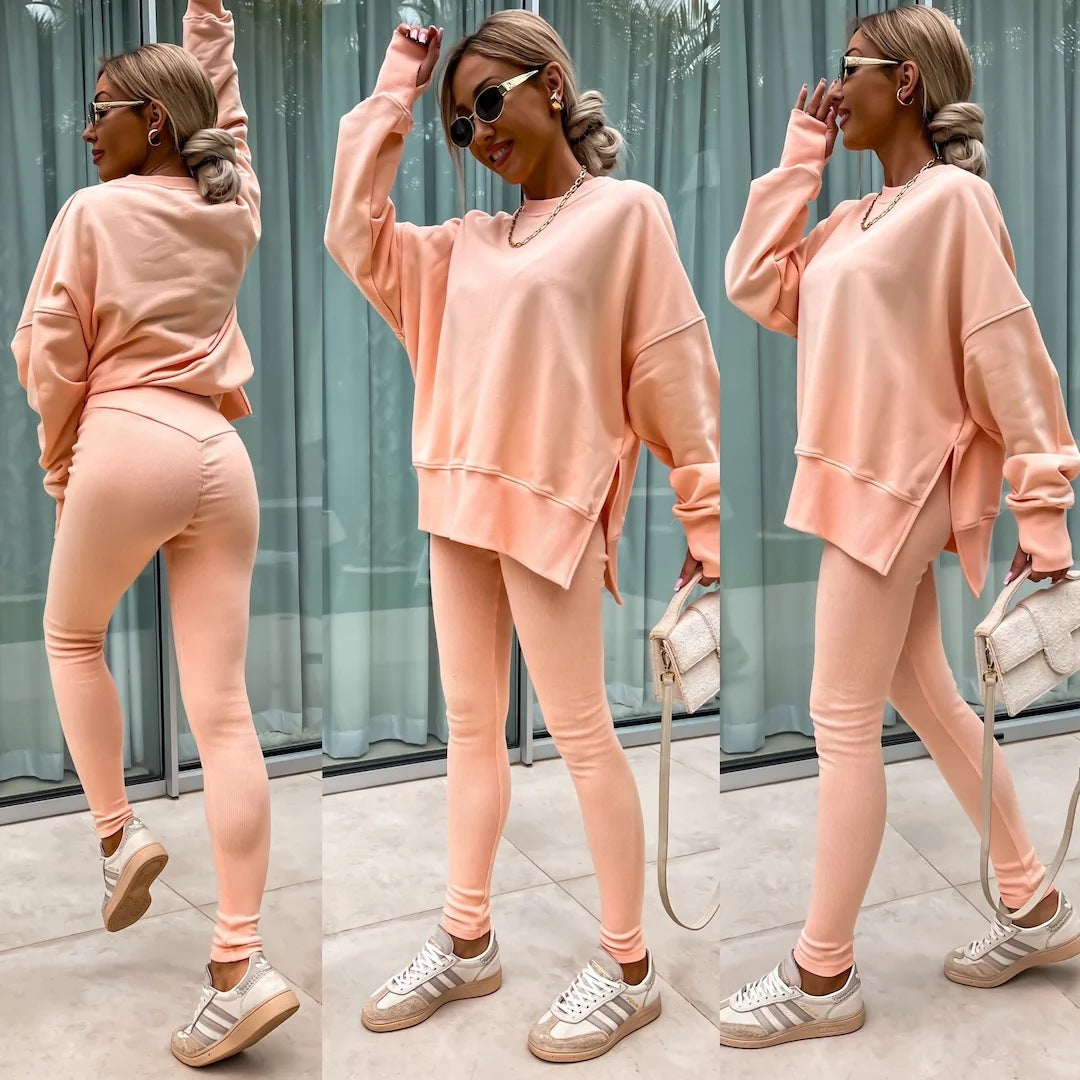 Valenzora | Damen Anzug im Relaxed-Stil mit langen Ärmeln – Winter-Set
