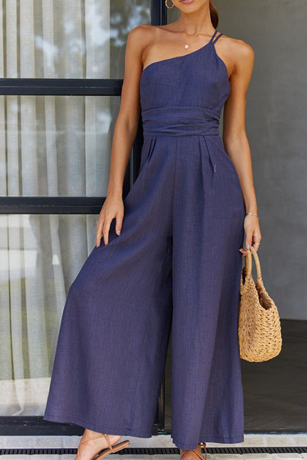 Valenzora | One-Shoulder Jumpsuit With Style