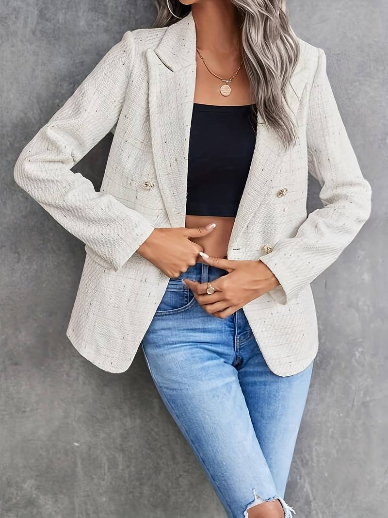 Valenzora | Langarm-Blazer mit Reverskragen für Damen | Stilvoll und elegant
