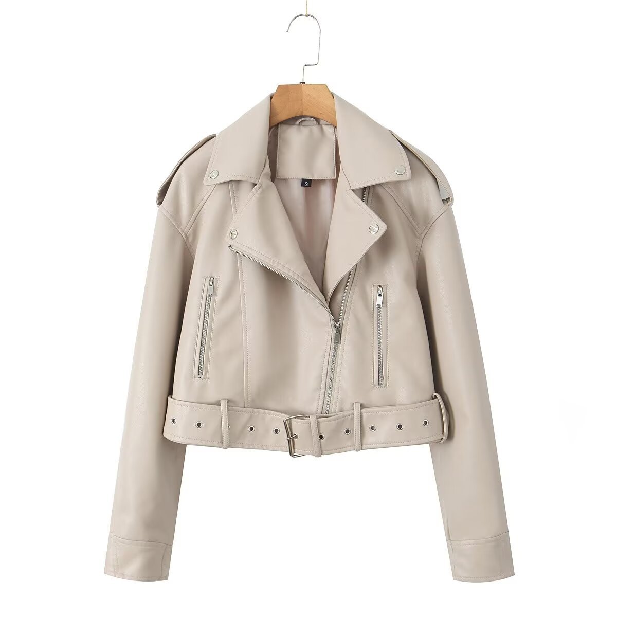 Valenzora | Washable, Gradient Leather Jacket for Women*