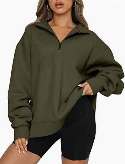 Tatum™ - Damen Sweatshirt mit Kragen