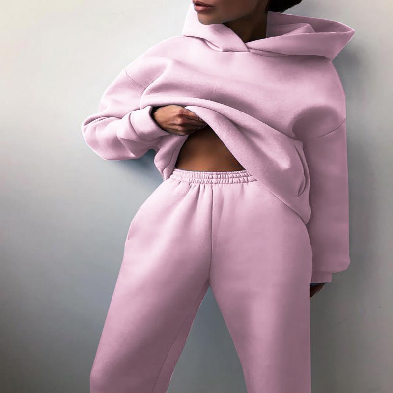 Valenzora | Part Jogging Suit - Oversized Tracksuit with Hood and Sweatpants