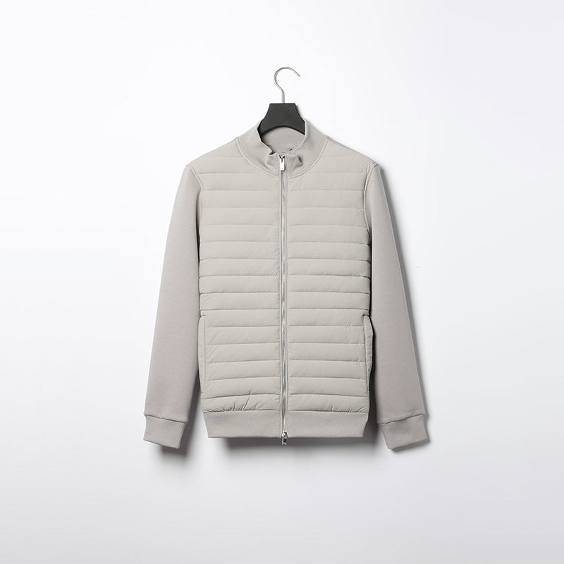 Valenzora | Leichte Stehkragen-Strickjacke, gefütterte Freizeitjacke mit Reißverschluss, für Frühling & Herbst